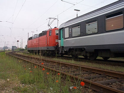 Ade Metro Rhin (alt), kurz vor der Rheinbr&uuml;cke in Kehl