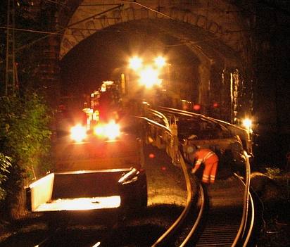 Gleisbauarbeiten Schwarzwaldbahn, Langschienen