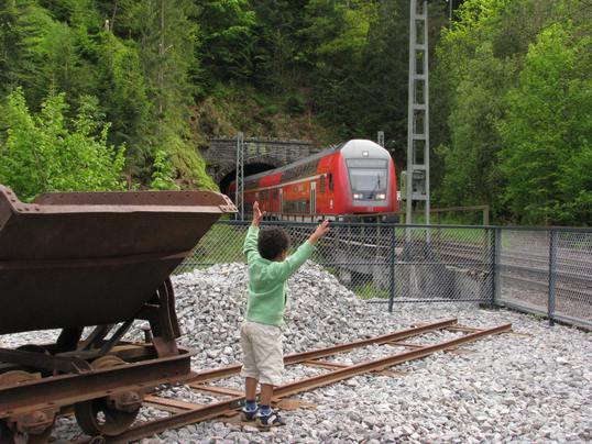 Schwarzwaldbahn-Erlebnispfad station 2, Foto: Frank Passlick