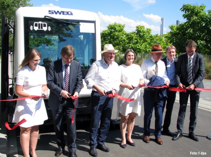 Betriebssart autonomer Bus Lahr Schwarzwald; Foto f-dpa