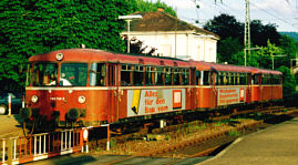 Schienenbus VT98 bis Mai 1994 in der Ortenau im Einsatz