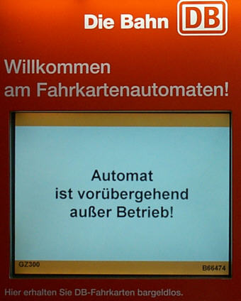 Fahrscheinautomat