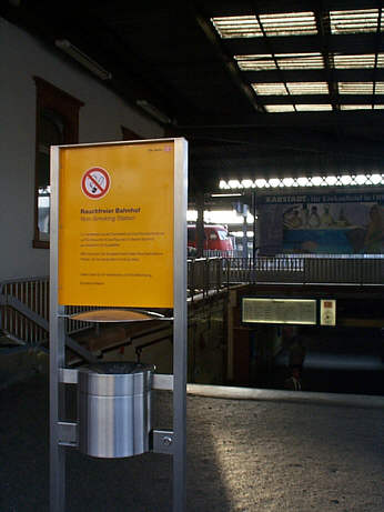 Bf Offenburg als Rauchfreie Zone